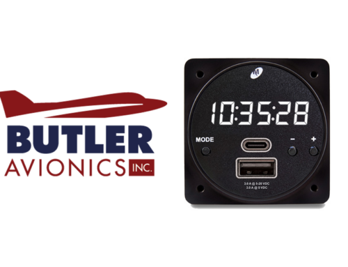 Butler Avionics Announces EASA-Approved STC for Replacement Clock with USB Chargers in Learjets
